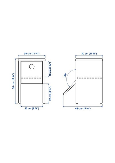 Ikea Ps 2026 Komodin, Çam, 30x30x50 Cm