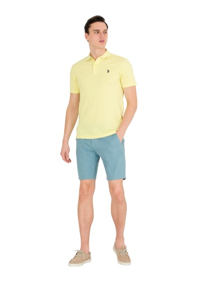U.S. Polo Assn. Erkek Polo Yaka T-shirt Sari