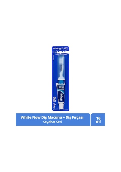 White Now Seyahat Seti Diş Macunu 16 Ml Diş Fırçası