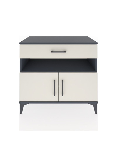 Hyperion Şifonyer 2 Raflı Tek Çekmeceli 2 Kapaklı 88x44x80 Antrasit-aytaşı Antrasit Hyperion Şifonyer 2 Raflı Tek Çekmeceli 2 Kapaklı 88x44x80 Antrasit-aytaşı Antrasit