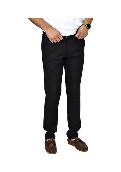 Notra Erkek Silim Fit Kumaş Pantolon Lincoln 198 Bgl-st04487 Siyah