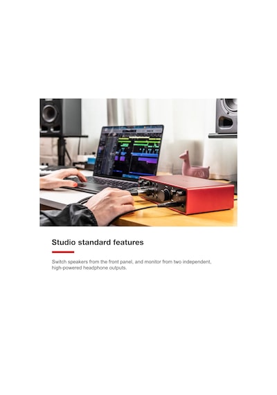 Focusrite Scarlett 16i16 4. Nesil Usb Ses Arayüzü, Şarkı Yazma, Müzik Prodüksiyonu, Kayıt Ve Podcasting İçin Yüksek Kalite, Stüdyo Kalitesinde Kayıt Ve Kayıt Yapmak İçin Gerekli Tüm Yazılımlar