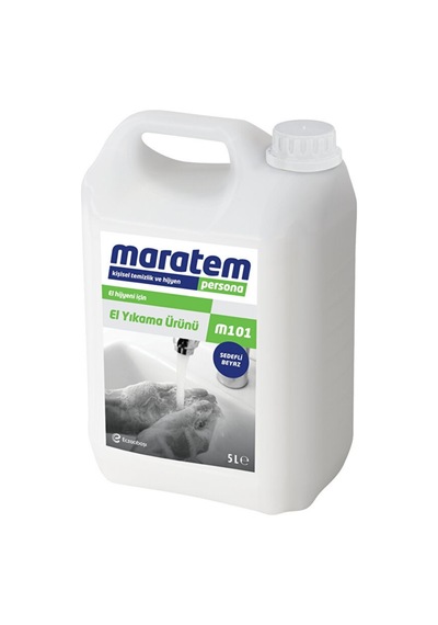 Maratem M101 El Yıkama Ürünü Sedefli Beyaz 5l X 4