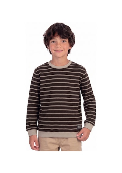 Onloox Erkek Koyu Kahve Erkek Çocuk Koyu Kahve Pamuklu Bisiklet Yaka Regular Fit Armalı Çizgili Sweatshirt 4-6 Yaş Onloox Erkek Koyu Kahve Erkek Çocuk Koyu Kahve Pamuklu Bisiklet Yaka Regular Fit Armalı Çizgili Sweatshirt 4-6 Yaş