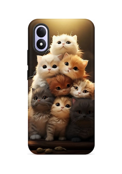 Kılıfland Xiaomi Redmi Note 17 5g Uyumlu Kılıf Boutique Baskılı Resimli Kedicikler Pcode -027 Çok Renkli
