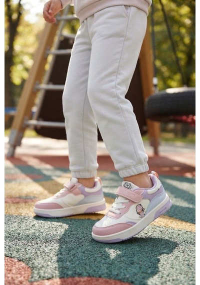 Fort Cool Starex Rahat Esnek Sneaker Kız Çocuk Spor Ayakkabı Pudra