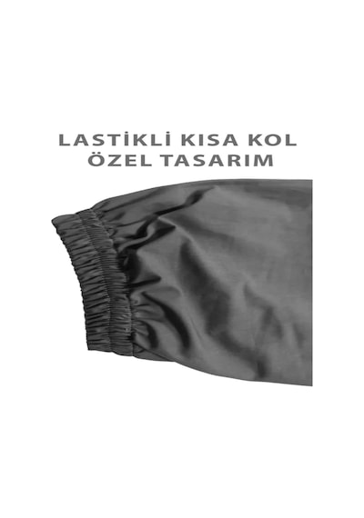 Benlife Kısa Kol Lastikli Demans Tulumu Gri