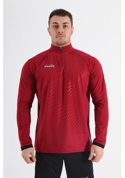 Diadora Elite Antrenman Eşofmanı Tek Üst Bordo