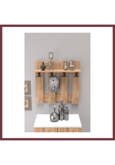 Storeşahin Country Duvar Askılığı Kahverengi 60 Cm Shn0720