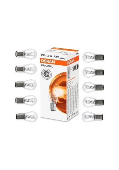 Osram 7528 P21 5W 1016 Stop Ampul 12V 21 5W 10 Adet Çift Duy Çapr