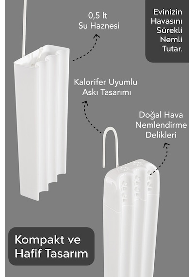1 Adet Kalorifer Suluğu - Oda Ortam Nemlendirici Petek Suluğu Beyaz Tr Diğer