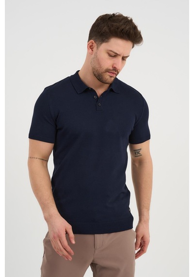 Alexander Gardi Alexandergardı Polo Yaka Düğmeli Triko T-shirt 50024 Lacivert Alexander Gardi Alexandergardı Polo Yaka Düğmeli Triko T-shirt 50024 Lacivert