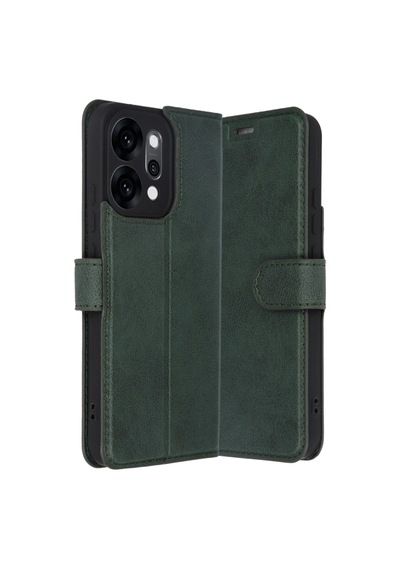 Oppo Reno 14 Trend S Plus Kapaklı Kılıf - Yeşil Evimdeyokyok