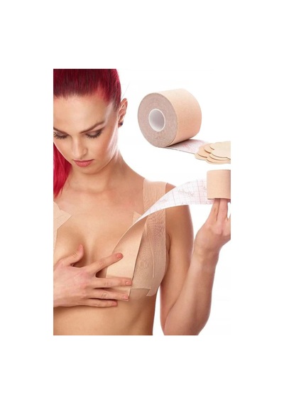 NBB Ten Rengi Kumaş Breast Lift Göğüs Bandı 5m Ten