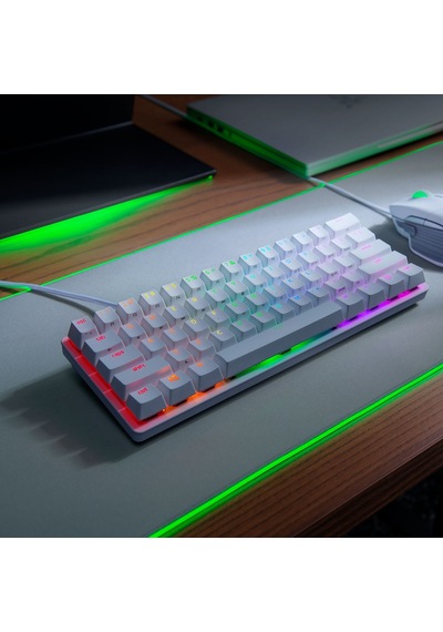 Razer Huntsman Mini Mercury Edition RZ03-03390400-R3M1 Red Switch Kablolu RGB Mekanik Oyuncu Klavye