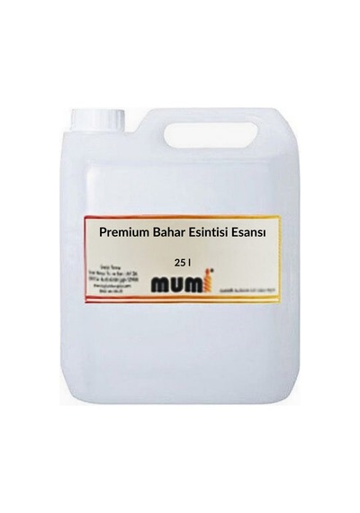 Premium Bahar Esintisi Mum Esansı 25 Litre Şeffaf