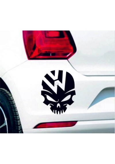 Volkswagen Kurukafa Kuru Kafa Sticker Siyah Renk 18cm