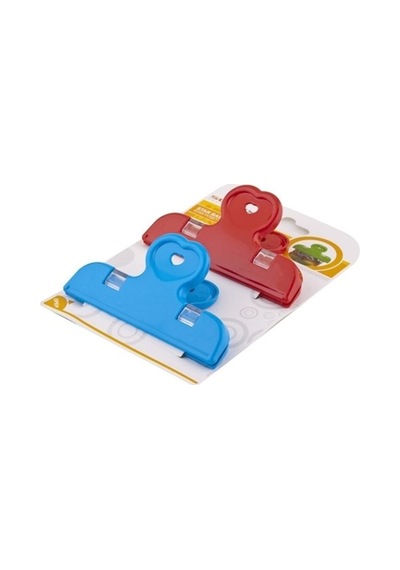 2&apos Li Pratik Torba Paket Ve Poşet Kapatıcı Kilitli Klips Mand