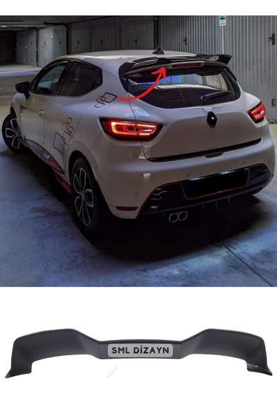 Renault Clio 4 Rs Spoiler Plastik Spoyler Rüzgarlık