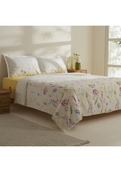 Karaca Home Jody %100 Pamuk Tek Kişilik Nevresim Takımı Sarı Sarı