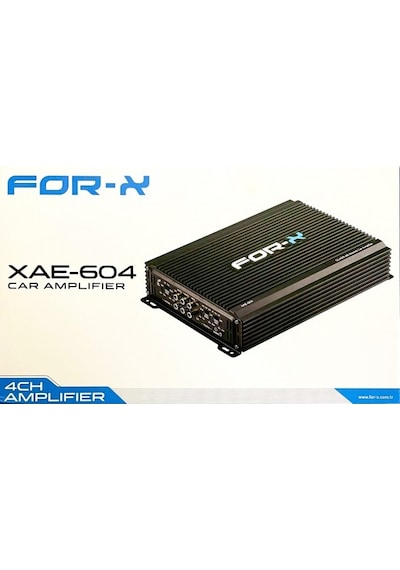For-x Amfi 4 X 60 Rms Ses Ve Bass 4 Kanal For-x Ab Clas 2500wa