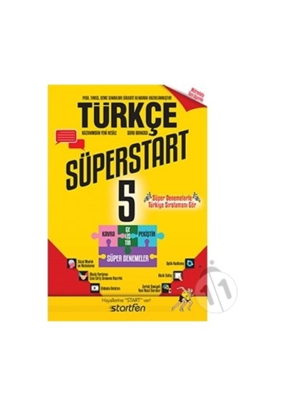 5. Sınıf Süperstart Türkçe Soru Bankası- Startfen Yayınları