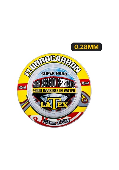 Latex Süper Hard 100 Mt. Fluorocarbon Misina 0.28mm