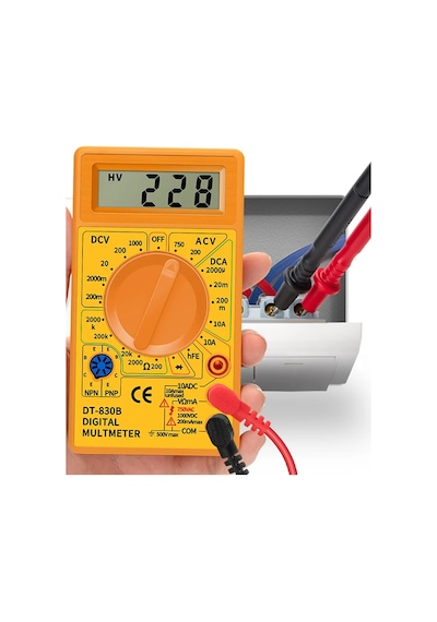 Digital Ölçü Aleti Multimeter Buzzer'li Avometre