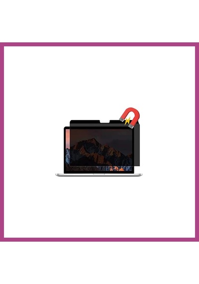 Gees Global Macbook Air 13.3 Macbook Manyetik Hayalet Ekran Koruyucu - Siyah Gbzs