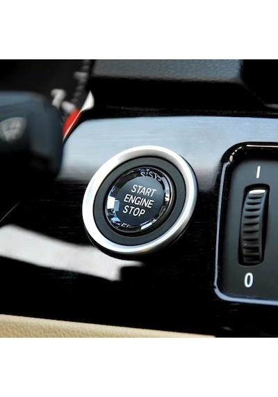 Bmw 3 Serisi E90 Kristal Start Stop Tuşu Siyah 2005-2012