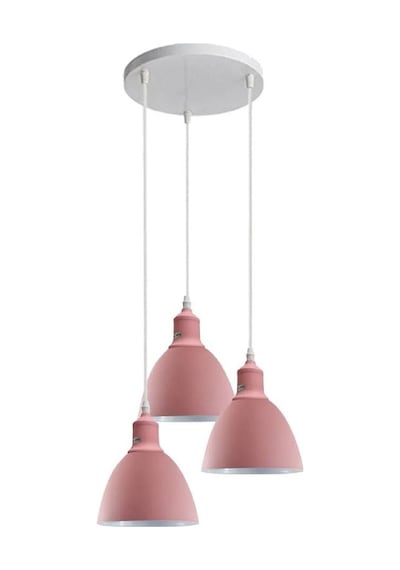 Mylights  Pembe Üçlü Modern Spor Sakit Genç Odasi Yatak Odasi  Av