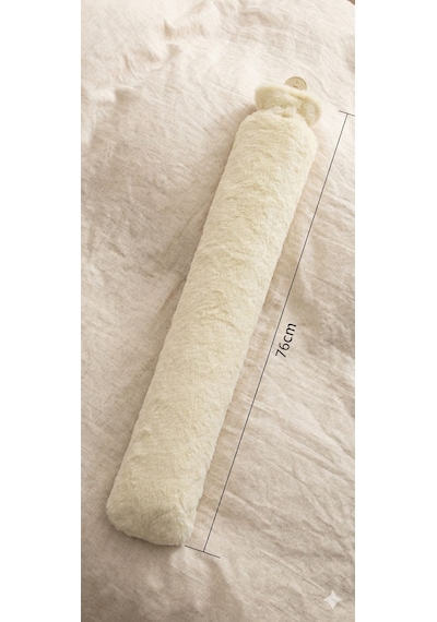 Peluş Kılıflı Uzun Sıcak Su Torbası 76 Cm - Yumuşak Dokulu 2500 Ml Kapasiteli Torba Çok renkli