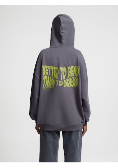 Loft Loose Fit Kadın Sweatshirt Antrasit