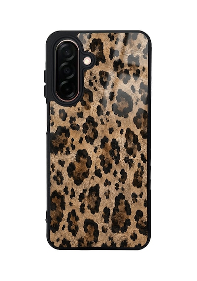 Samsung Uyumlu Galaxy A26 Kılıf Kamera Korumalı Desenli Zore Lusi Kapak - Kahve Leopar -
