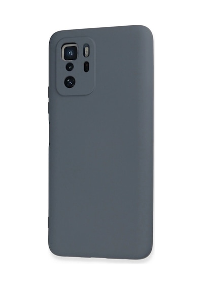 Poco X3 Gt Kılıf Nano İçi Kadife Silikon - Gri İtdark9336