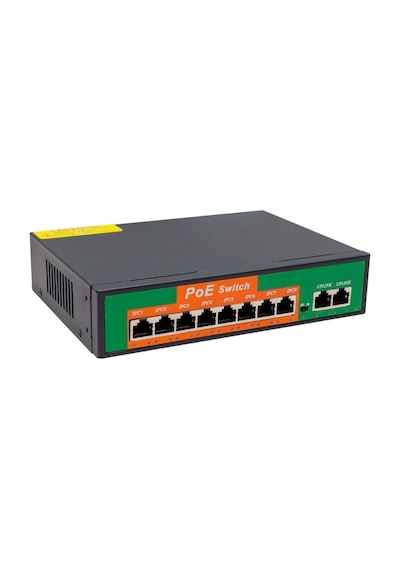Powermaster 96W 10/100 Mbps 8 2 Port Poe Ethernet Switch