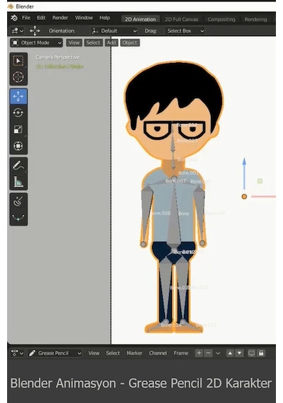 Blender Animasyon Video Ders Eğitim Seti