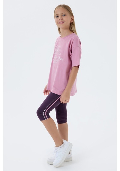U.s. Polo Assn. Kız Çocuk Pembe Tayt Takım 5274-49855 Pembe