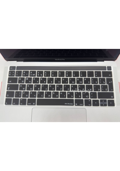 Rusça Klavye Apple Uyumlu MacBook Pro Kılıf A1706 A1989 A2159 A1707 A1990 İle Koruyucu Siyah