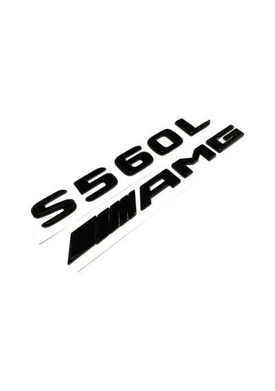 S 560l Ve Amg Piano Black Bagaj Yazısı Seti 2'li 3m 3d Abs