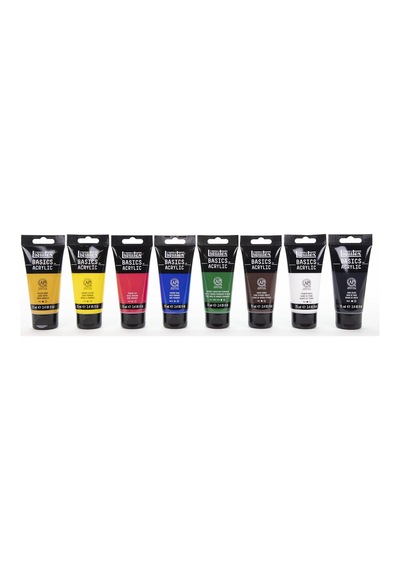 3699396 Basics Akrilik Boya Seti 8 X 75 Ml Tüpler, Işığa Dayanıklı Sanatçı Akrilik Boyaları, Parlak Renkler, Tuval, Akrilik Boyama, Karışık Medya Ve Yaratıcı Projeler İçin İdeal 3699396 Basics Akrilik Boya Seti 8 X 75 Ml Tüpler, Işığa Dayanıklı Sanatçı Akrilik Boyaları, Parlak Renkler, Tuval, Akrilik Boyama, Karışık Medya Ve Yaratıcı Projeler İçin İdeal