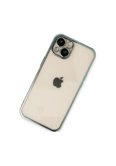 Apple iPhone Uyumlu,  13 Kılıf Razer Lensli Silikon - Yeşil