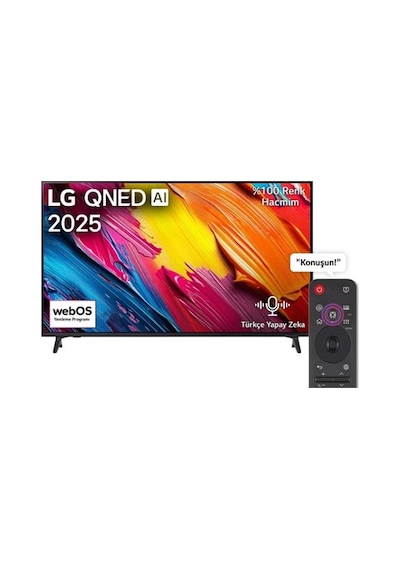 LG 75QNED70A6A 4K Ultra HD 75" 190 Ekran Uydu Alıcılı webOS Smart QNED TV