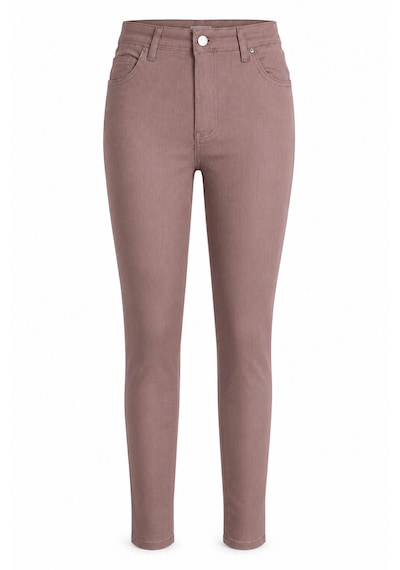 Double Skinny Bej Kadın Jean Pantolon 1010b