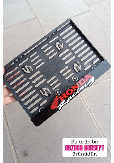 Motosiklet Plakalığı - Honda Racing Motor Plakalığı Honda Honda Racing Motor Plakalık