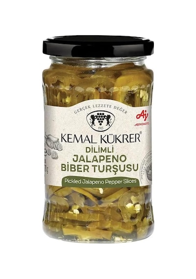 Kemal Kükrer Jalapeno Biber Turşusu Cam Kavanoz 330 Gr Çok Renkli
