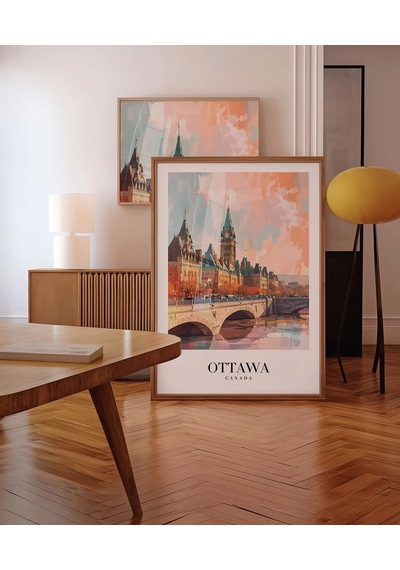 Çerçevesiz Poster Kanada Ottawa İ