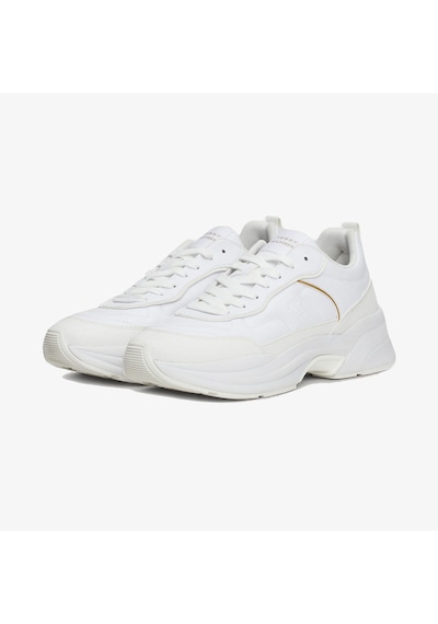 Tommy Hilfiger Chunky Dressy Kadın Beyaz Sneaker Düz Fw0fw08346 Beyaz