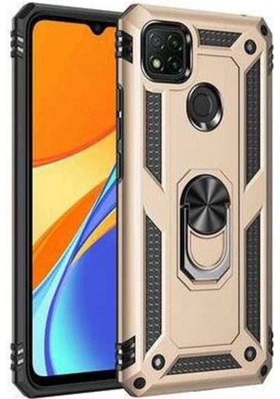 Xiaomi Redmi 9c Kılıf Zore Vega Silikon Zırh Kılıf Siyah