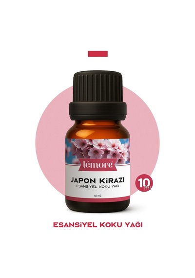 Japon Kirazı Uçucu Koku Yağı Buhurdanlık Yağı Difüzör Esansı Küre 10ml Japon Kirazı